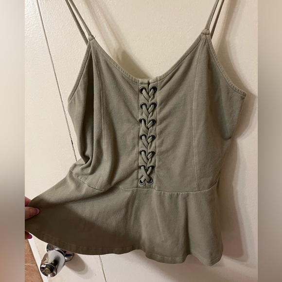 Cotton peplum shirt - Picture 1 of 3